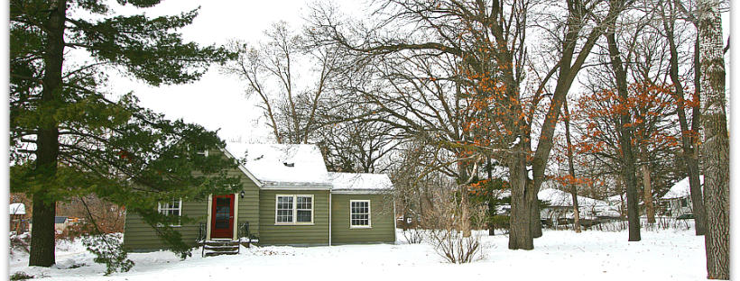Home in the Winter Snow