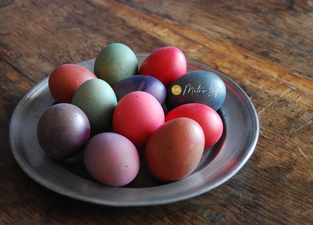Plate of Easter Eggs
